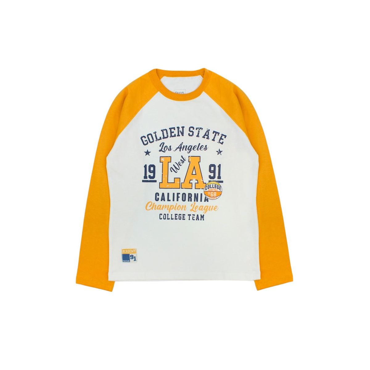 FICCUS - Polera Junior Niño Academy Amarillo