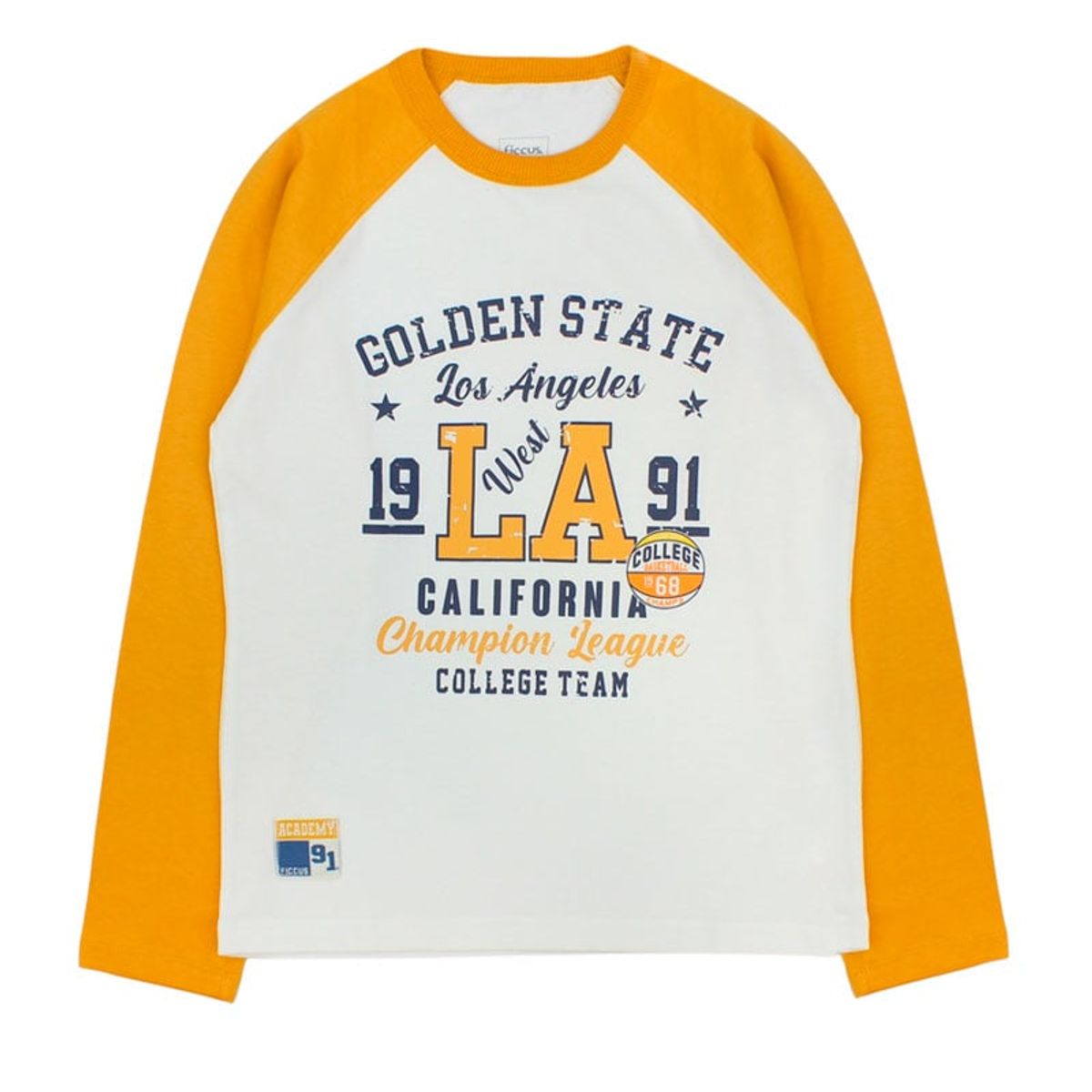 FICCUS - Polera Junior Niño Academy Amarillo