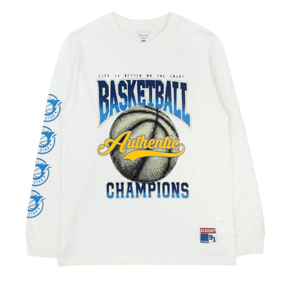 FICCUS - Polera Junior Niño Academy Blanco