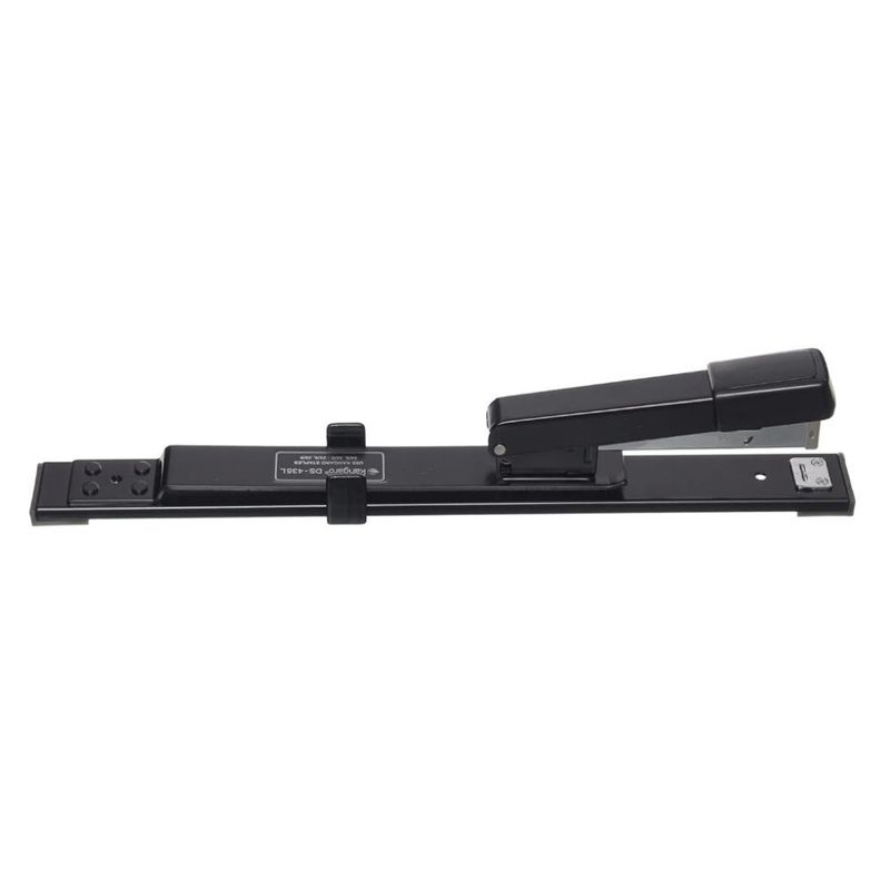 GENERICO - Corchetera de Brazo Largo 40 Hojas Kangaro DS435L Negra - Negro