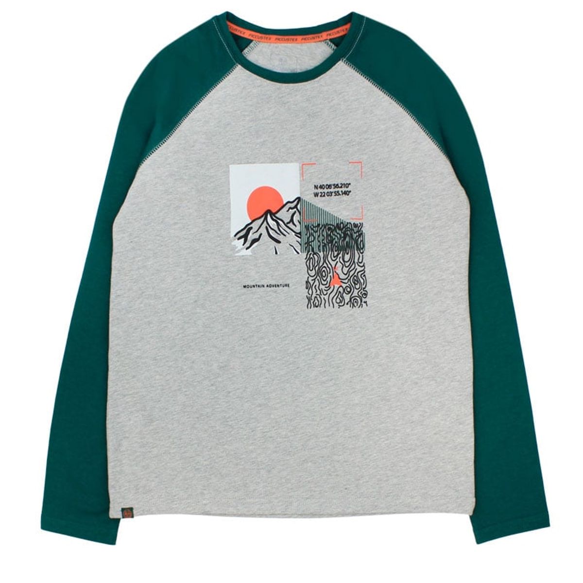 FICCUS - Polera Junior Niño Ficcustex Gris