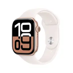 APPLE - Watch Series 10 GPS 46mm Aluminum Case Sport Band M/L - Rosa