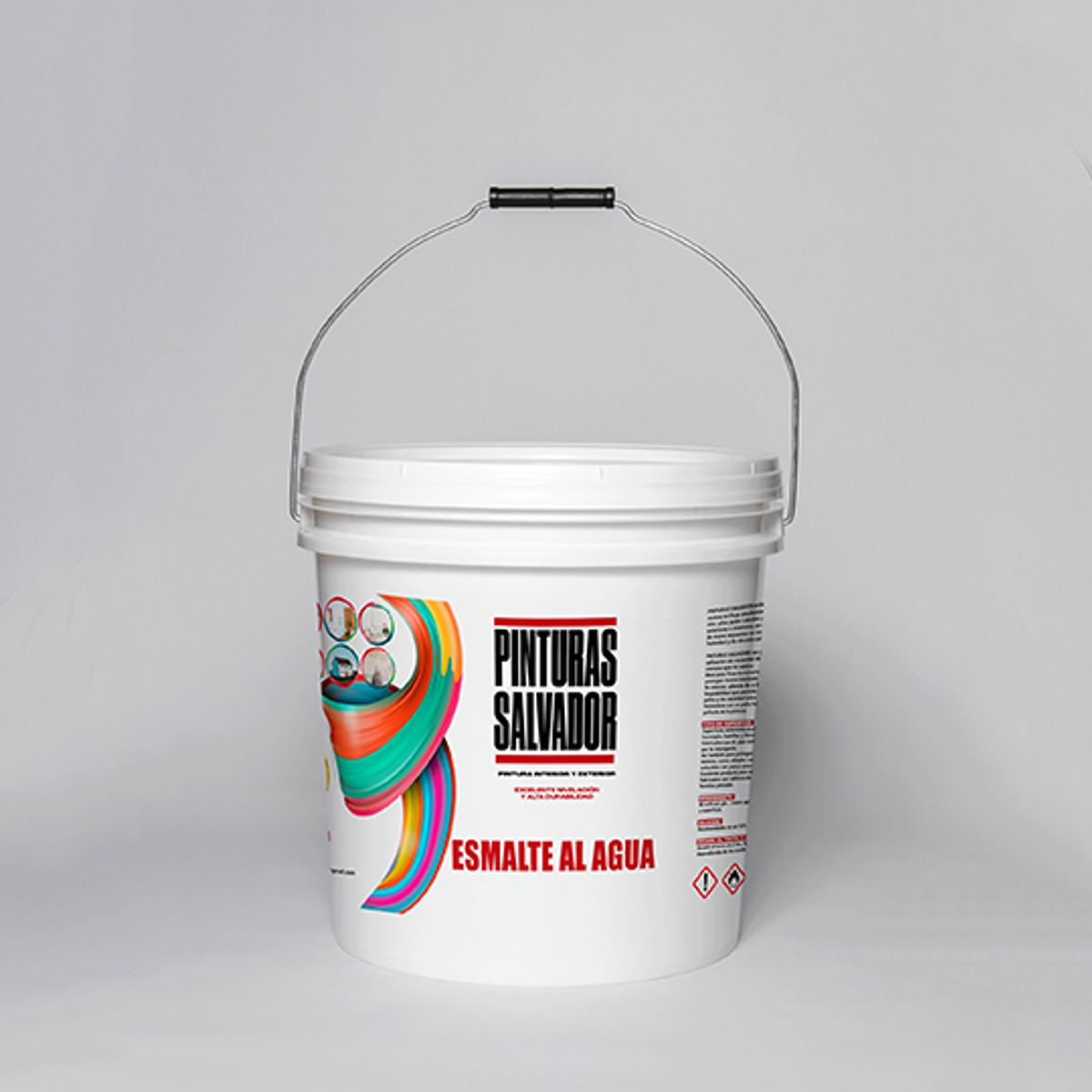 GENERICO - TINETA PINTURA ESMALTE AL AGUA 16LTS BLANCO