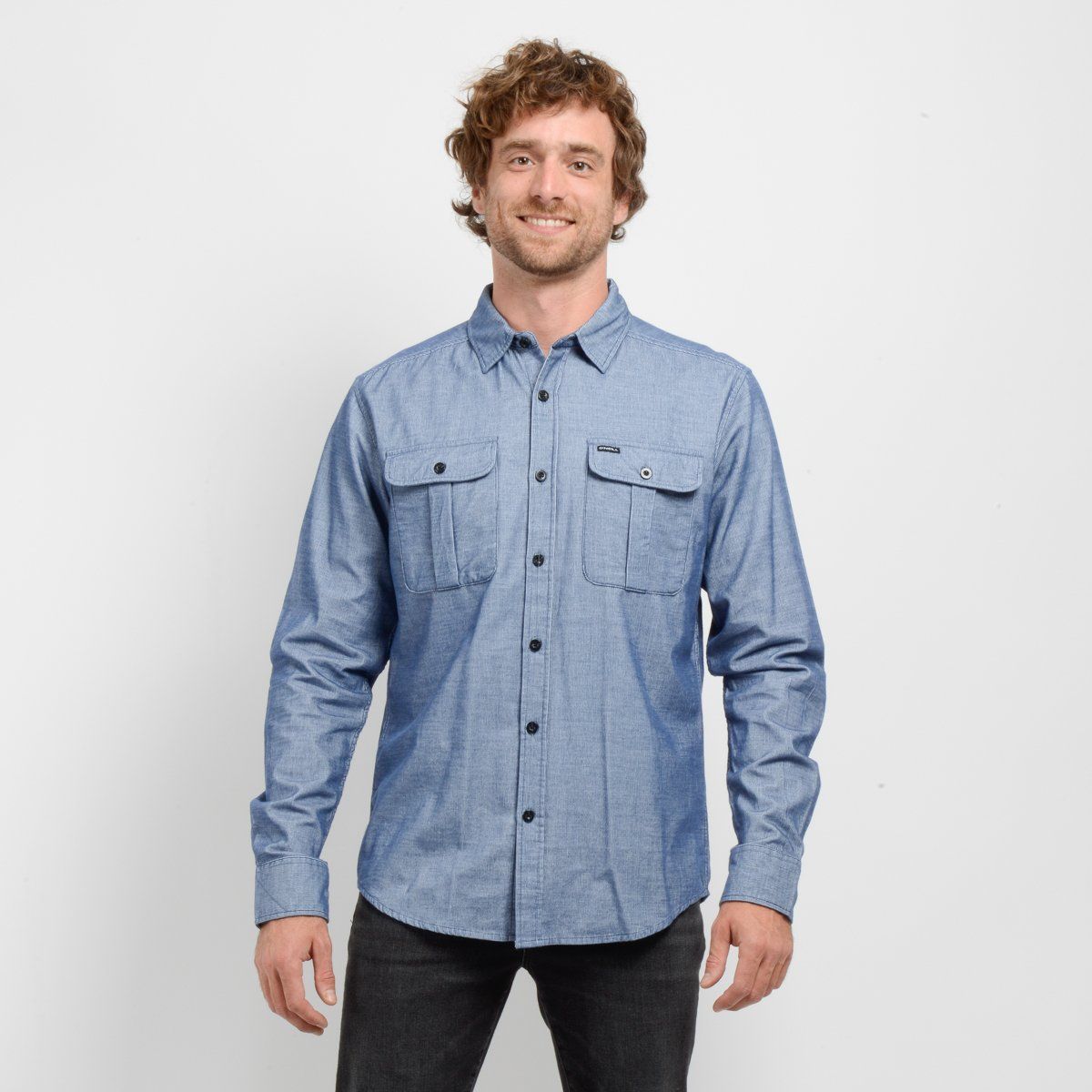 O'NEILL - CAMISA MICRO COTELE LANDMARKED AZUL