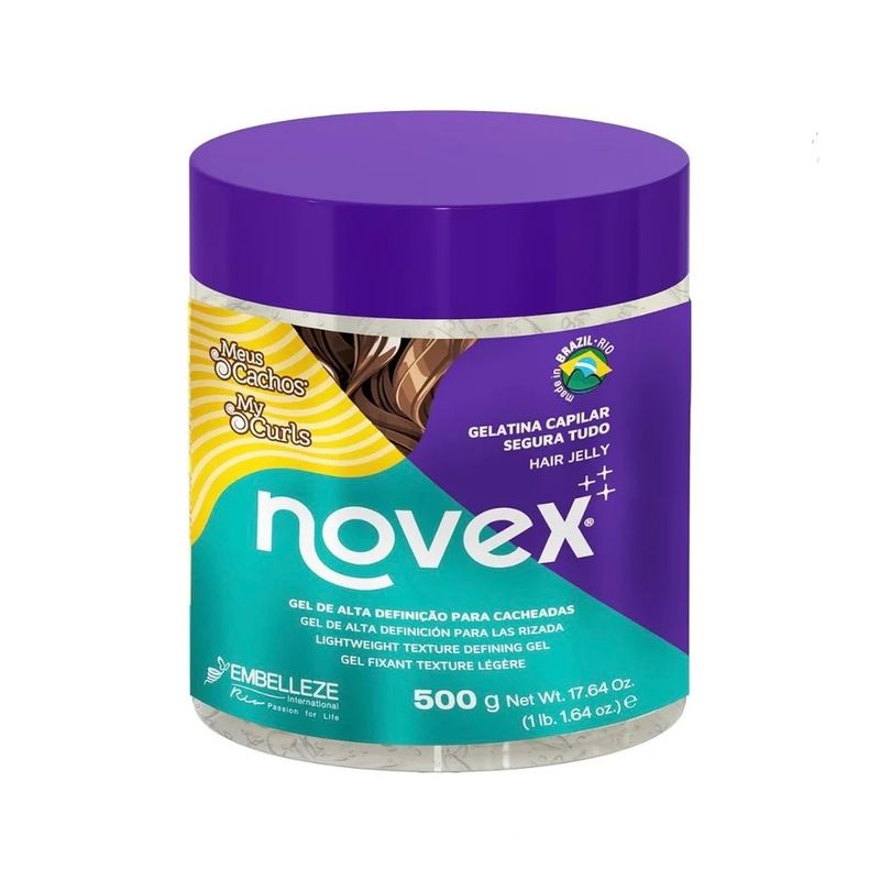 NOVEX - Gelatina Capilar Meus Cachos Segura Tudo 500g Novex