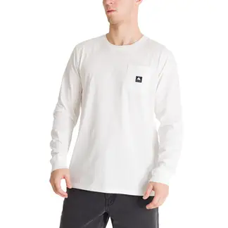 BURTON - Polera Manga Larga Hombre Colfax Blanca