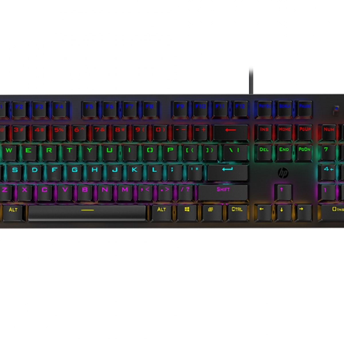 HP - Teclado Gamer - HP GK100 - Mecánico - RGB  - Switch Blue - USB