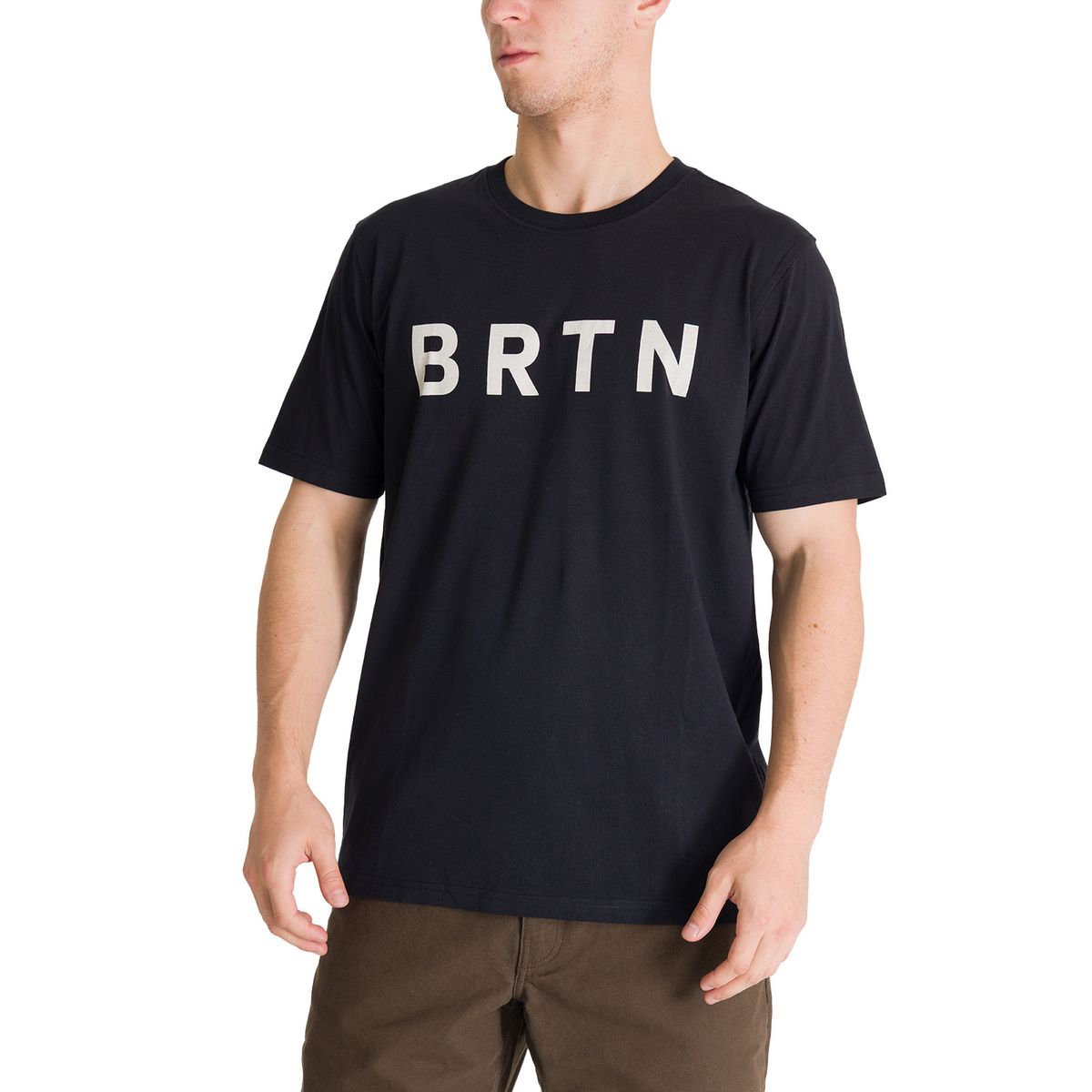 BURTON - Polera Manga Corta Hombre Brtn Negra Burton BURTON