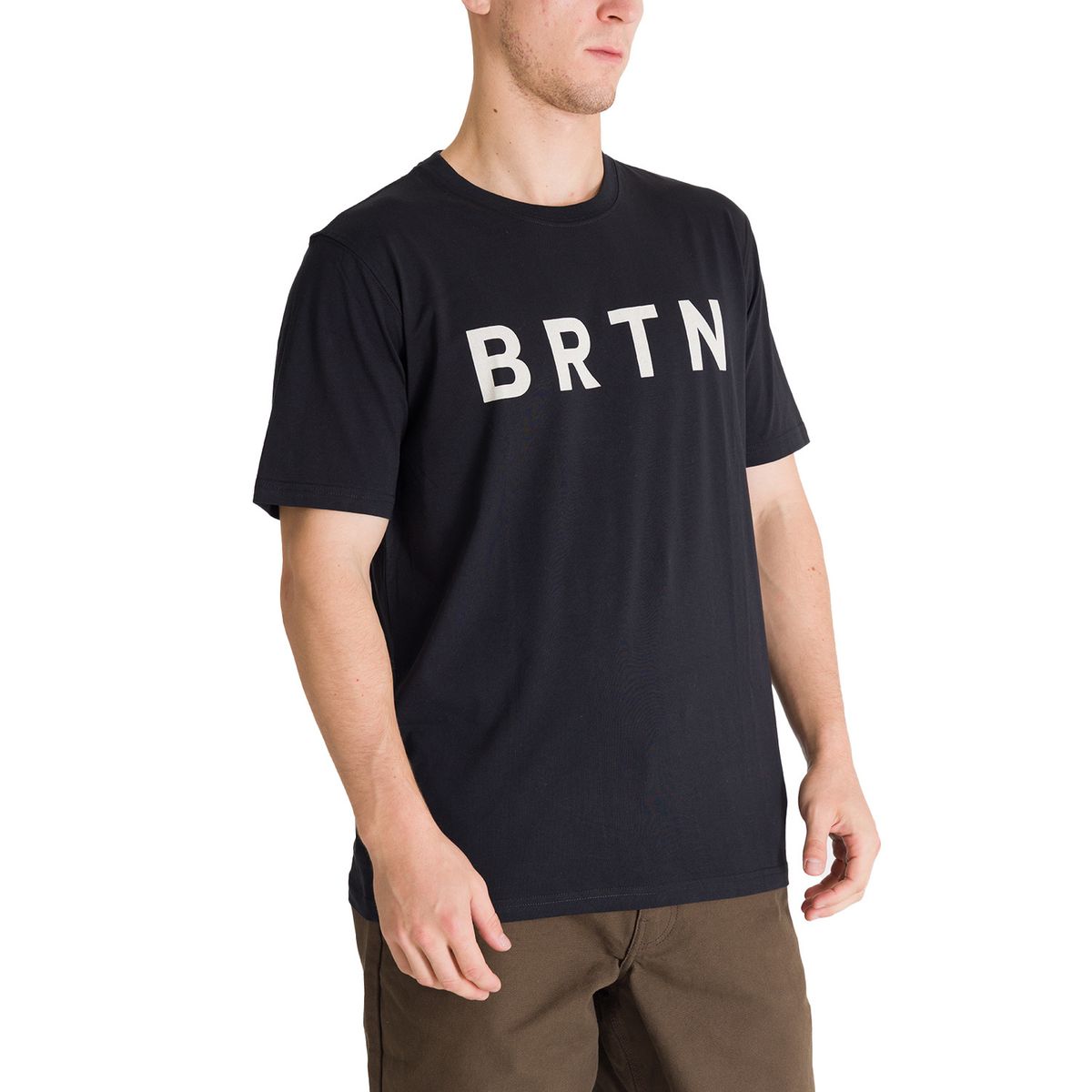BURTON - Polera Manga Corta Hombre Brtn Negra Burton BURTON