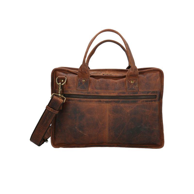ROCKFORD - Maletín Cuero Hombre Tc Collins Café ROCKFORD