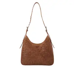ROCKFORD - Cartera Cuero Mujer Fd Braid Hobo Tan