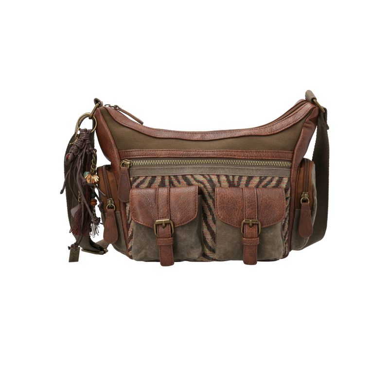 ROCKFORD - Cartera Textil Mujer Eloni Cross Café ROCKFORD