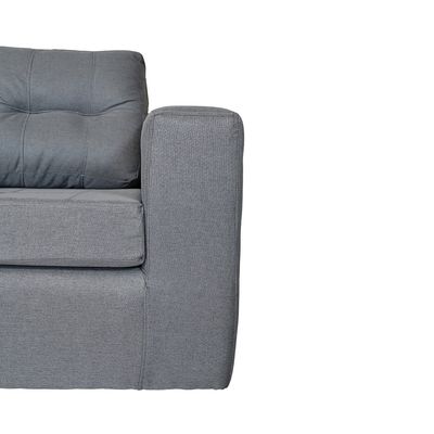 Imagen 2 del producto Sofá Nize 3 Cuerpos + 2 Pouf Tela Gris