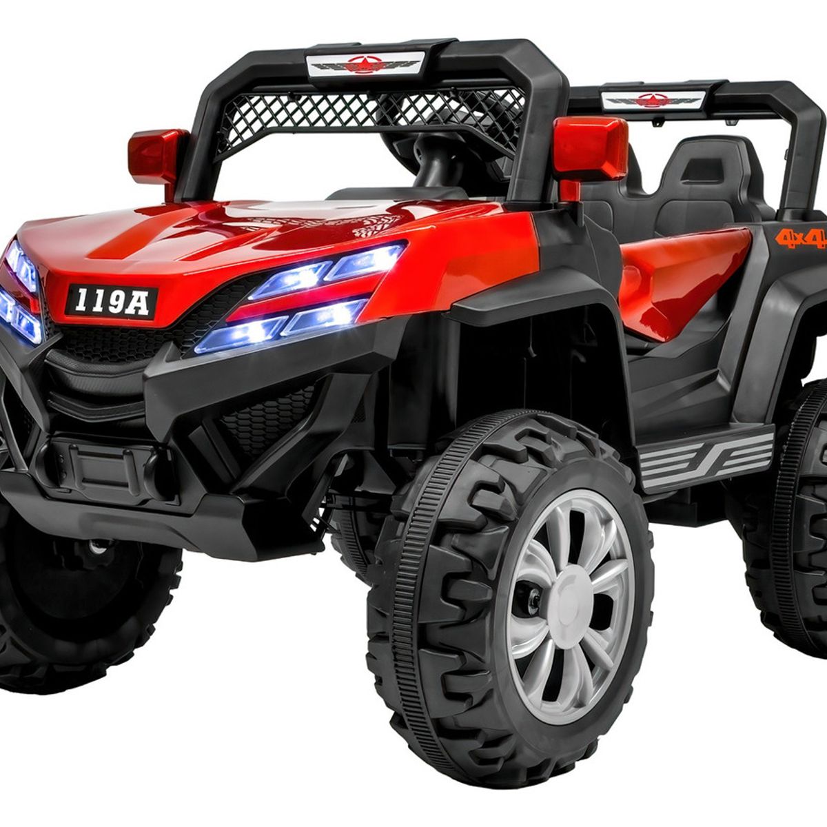 LITTLE MONKEY - Carro Montable Buggy Electrico Luces Musica Usb Control azul