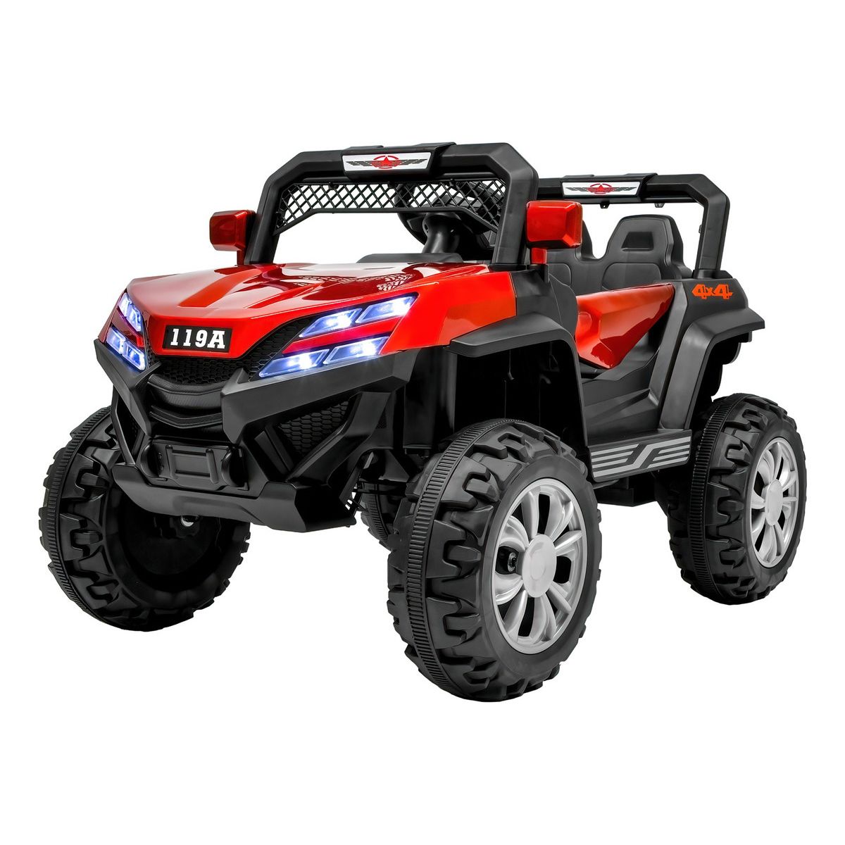 LITTLE MONKEY - Carro Montable Buggy Electrico Luces Musica Usb Control azul