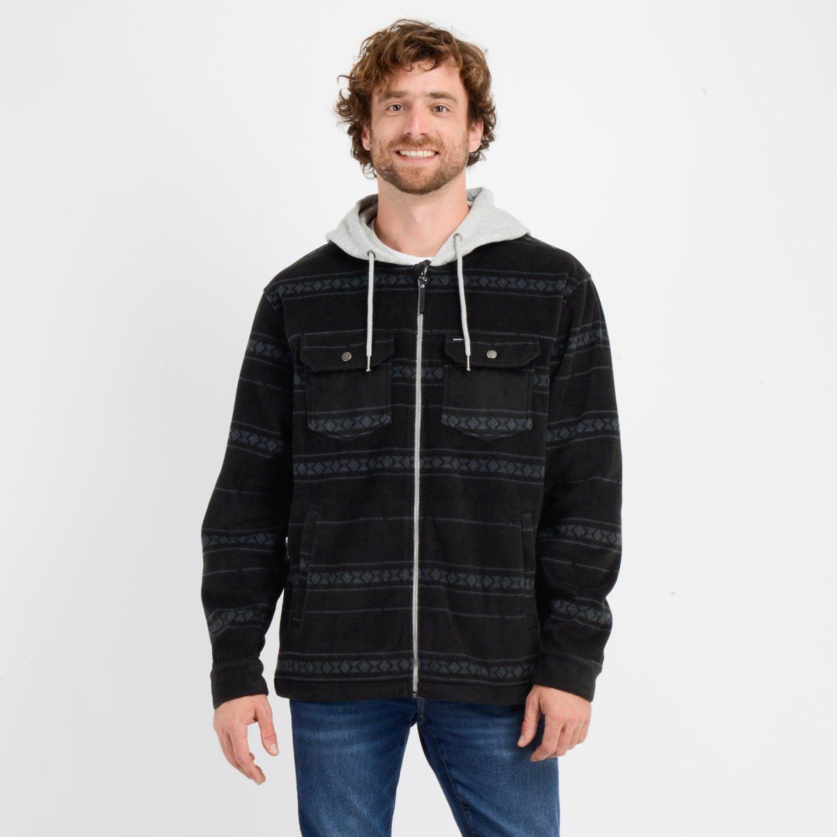 O'NEILL - CAMISA POLAR REDMOND HOOD NEGRO