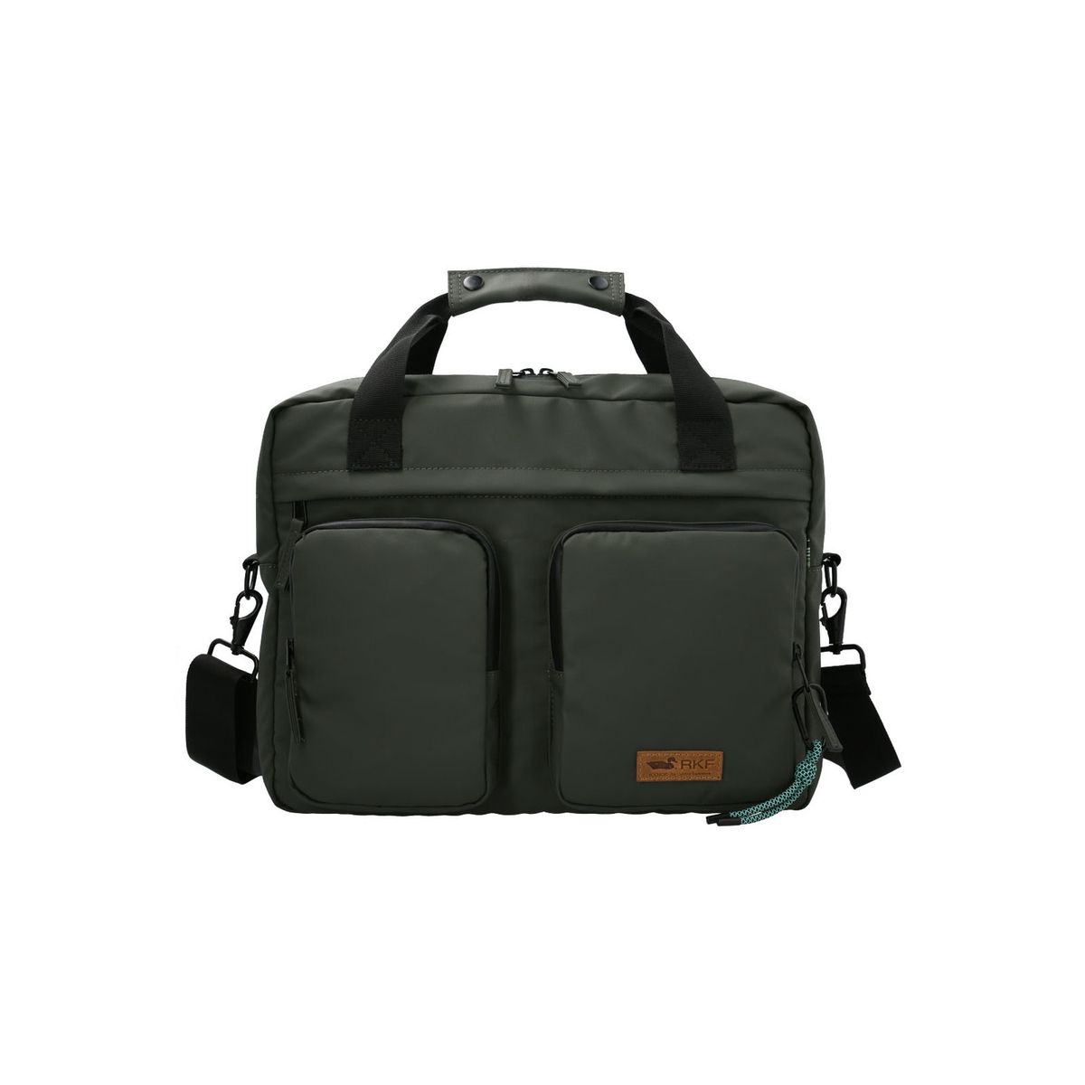 ROCKFORD - Maletín Unisex Wr Connery Bag Verde Oscuro ROCKFORD
