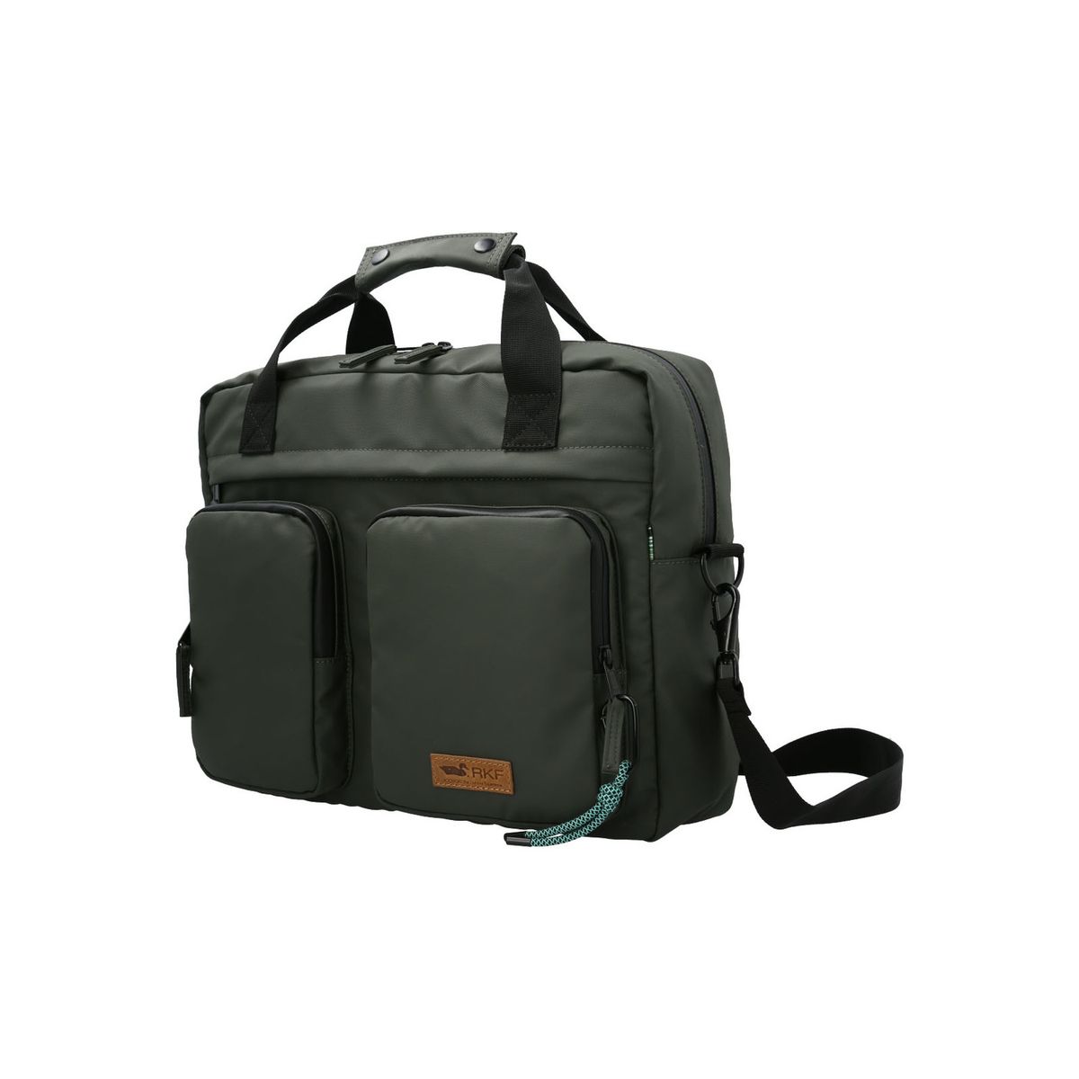 ROCKFORD - Maletín Unisex Wr Connery Bag Verde Oscuro ROCKFORD