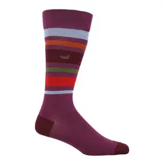 ROCKFORD - Calcetín Bambú Hombre Lg Block Morado