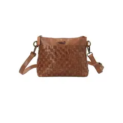 ROCKFORD - Cartera Cuero Mujer Fd Braid Cross Tan