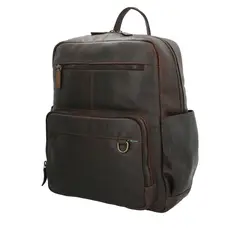 ROCKFORD - Mochila Cuero Unisex Crawford Back Chocolate