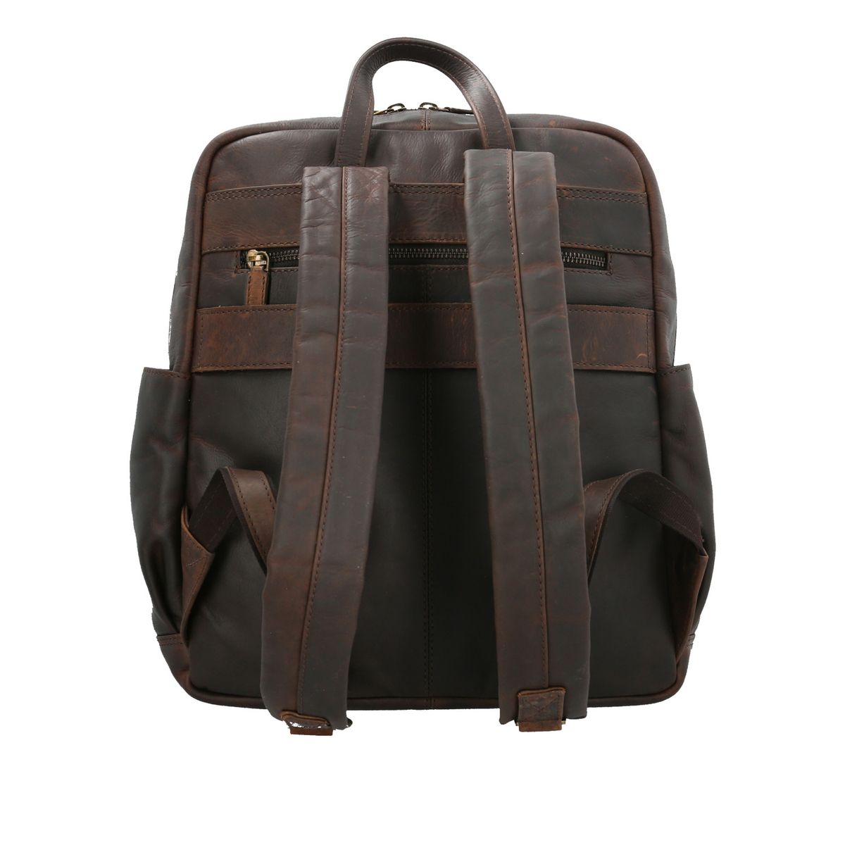 ROCKFORD - Mochila Cuero Unisex Crawford Back Chocolate ROCKFORD
