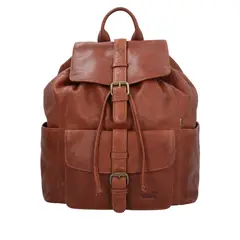 ROCKFORD - Mochila Cuero Unisex Aq Campbell Back Cognac