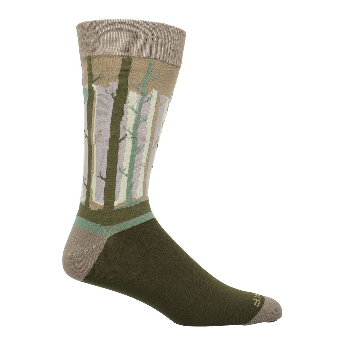 ROCKFORD - Calcetín Bambú Hombre C Trees Verde ROCKFORD