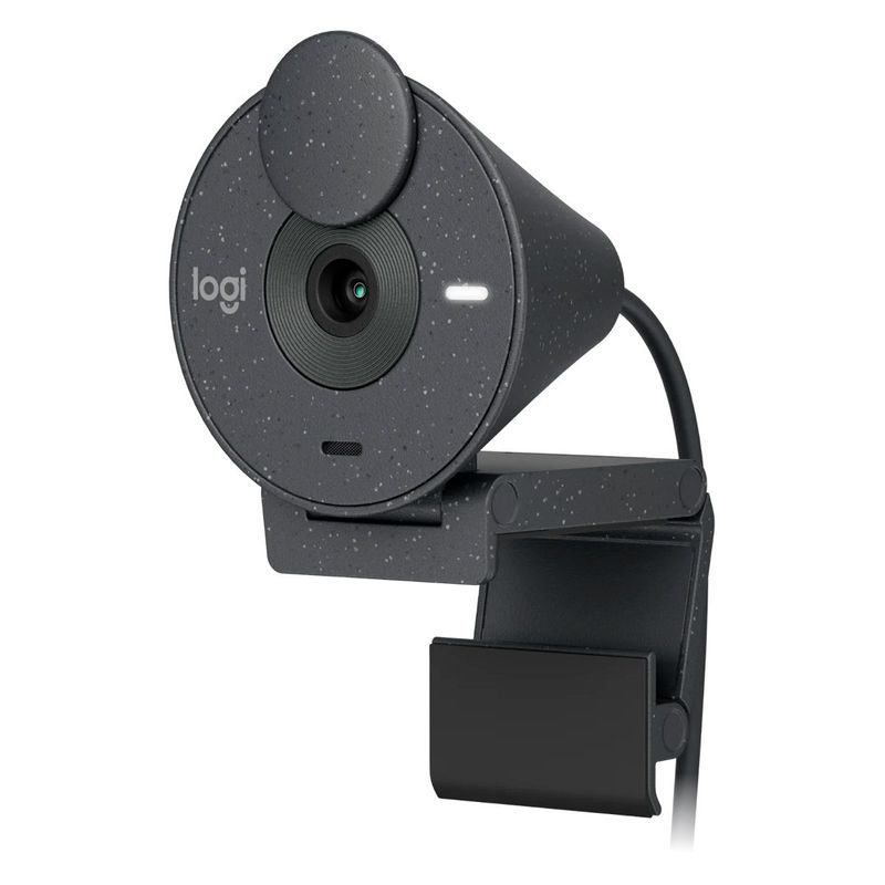 LOGITECH - Webcam Logitech Brio 300 HD 2MP Micrófono Negro