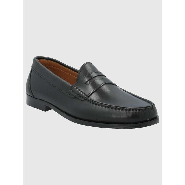 Mocasín Cuero Hombre Cazzoli Negro