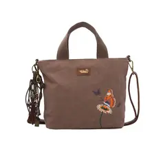 ROCKFORD - Cartera Textil Mujer Nature Bag Café