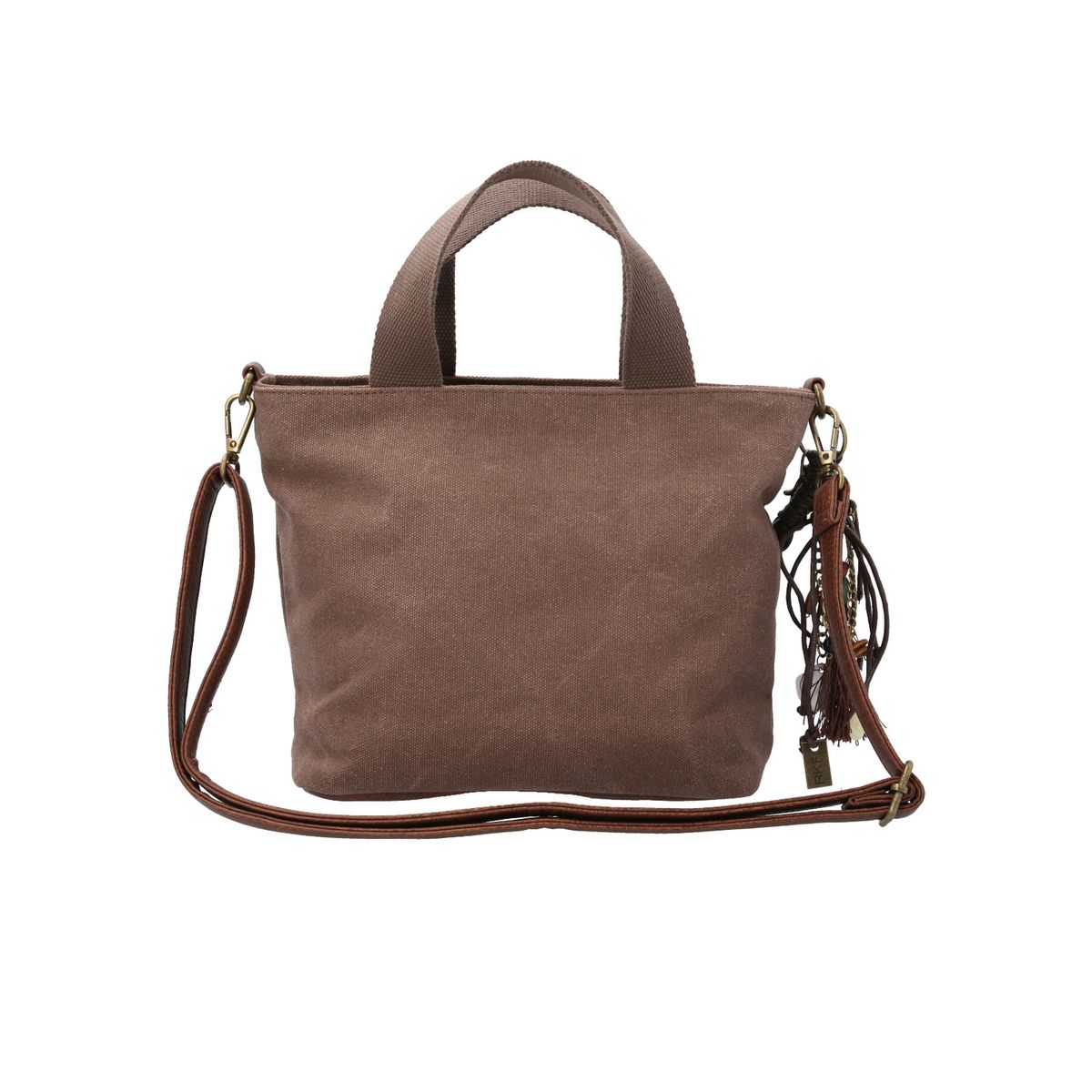 ROCKFORD - Cartera Textil Mujer Nature Bag Café ROCKFORD