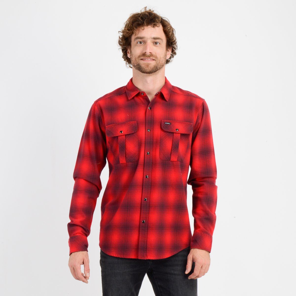 O'NEILL - CAMISA FRANELA WINSLOW ROJO