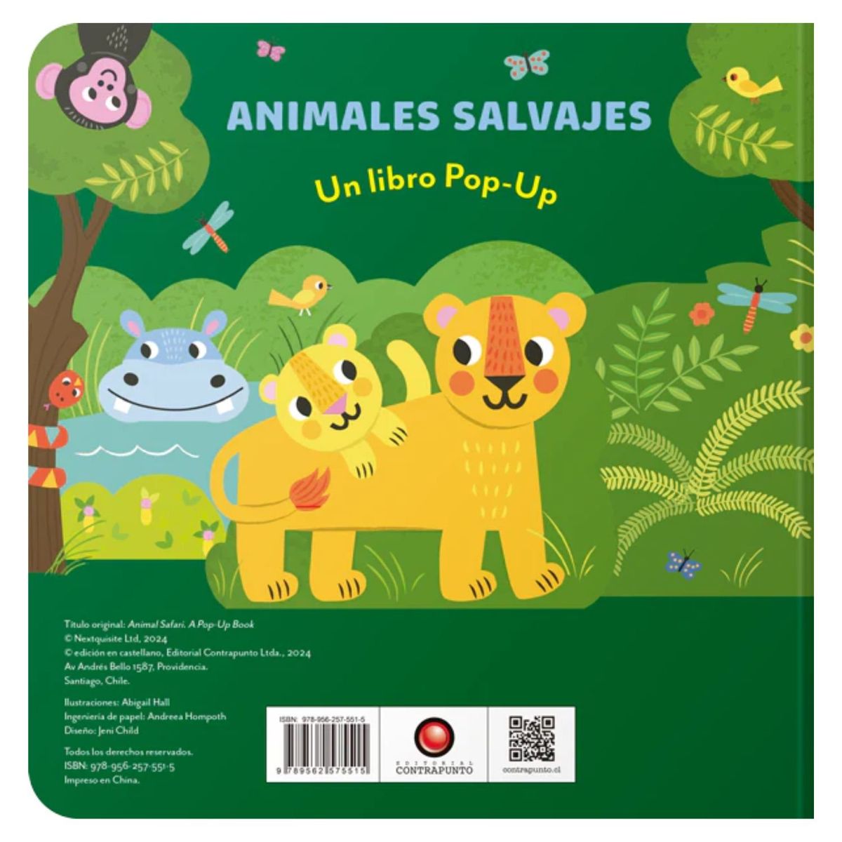 EDITORIAL CONTRAPUNTO - Un libro pop-up - Animales salvajes