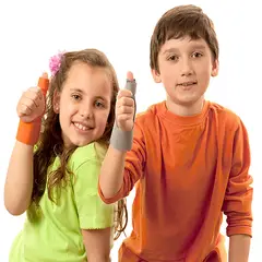 BLUNDING - Inmovilizador De Dedo Pulgar Infantil Niño Rojo Talla 8 -10