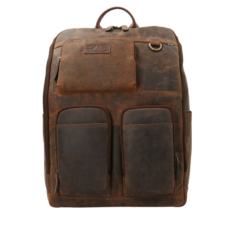 ROCKFORD - Mochila Cuero Hombre Oh Connor Back Chocolate ROCKFORD