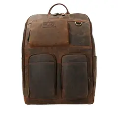 ROCKFORD - Mochila Cuero Hombre Oh Connor Back Chocolate