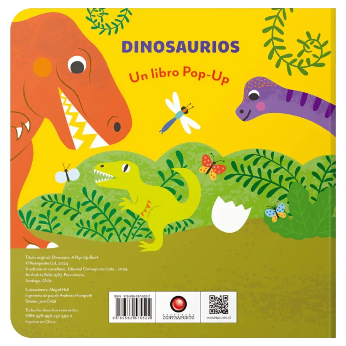 EDITORIAL CONTRAPUNTO - Un libro pop-up - Dinosaurios