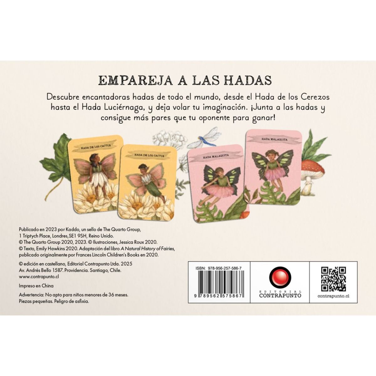 EDITORIAL CONTRAPUNTO - Encuentra a las hadas. Memorice