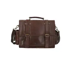 ROCKFORD - Maletín Cuero Hombre Sd Callaghan Chocolate