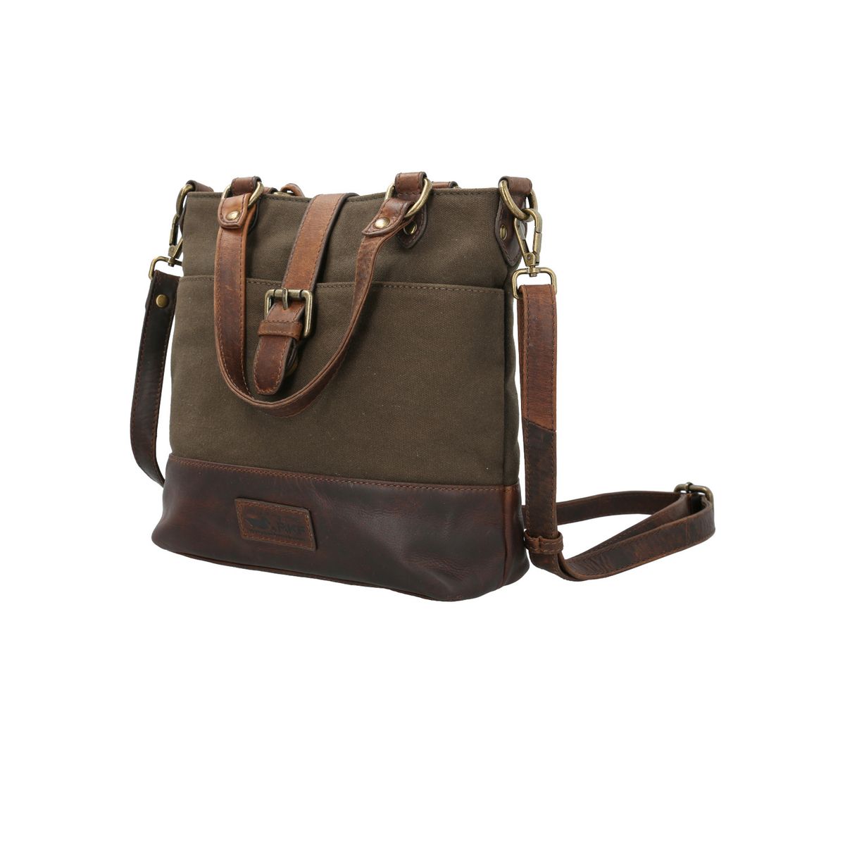 ROCKFORD - Cartera Cuero Mujer Wx Helen Cross Oliva ROCKFORD