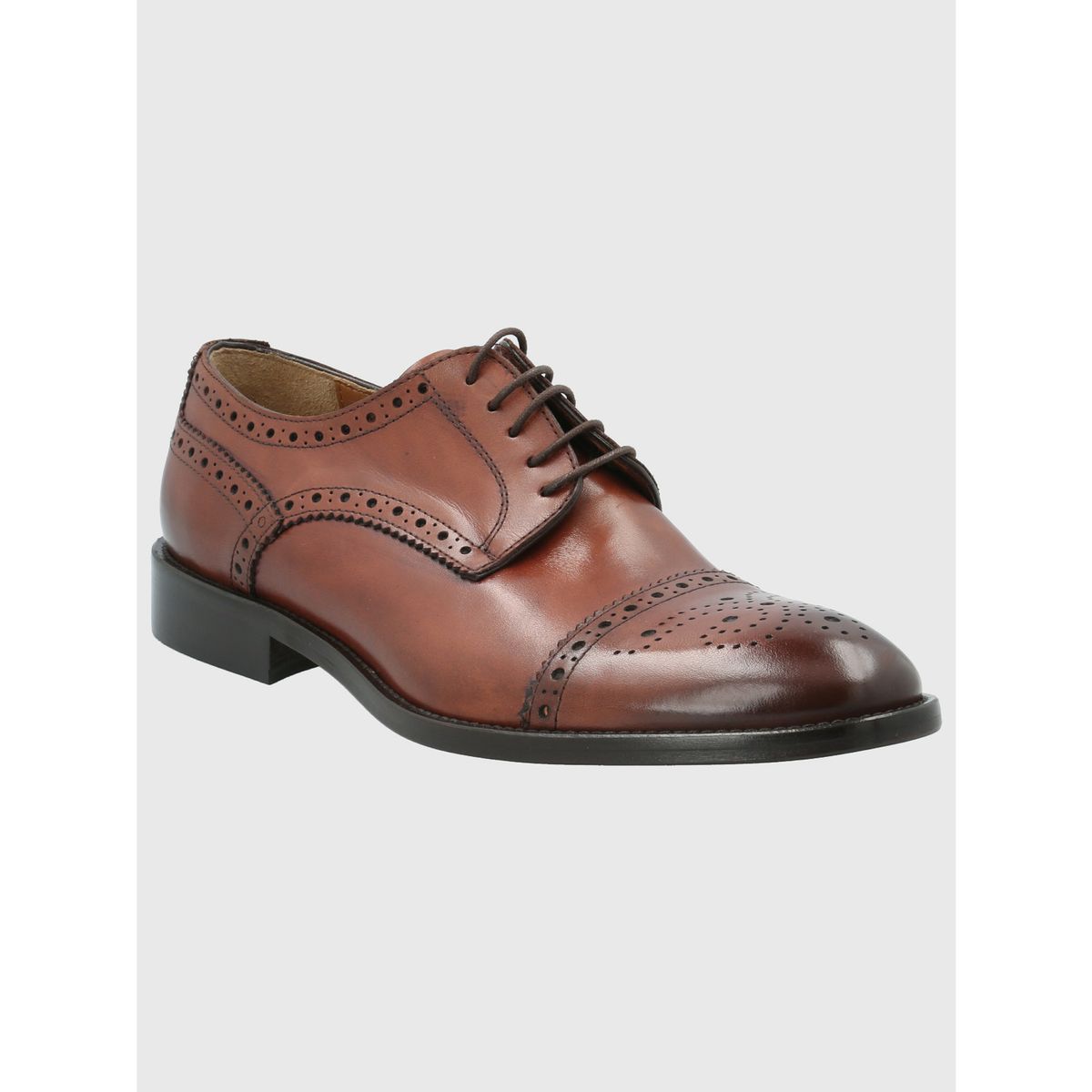 HUSH PUPPIES - Zapato Cuero Hombre Nazzo Café HUSH PUPPIES