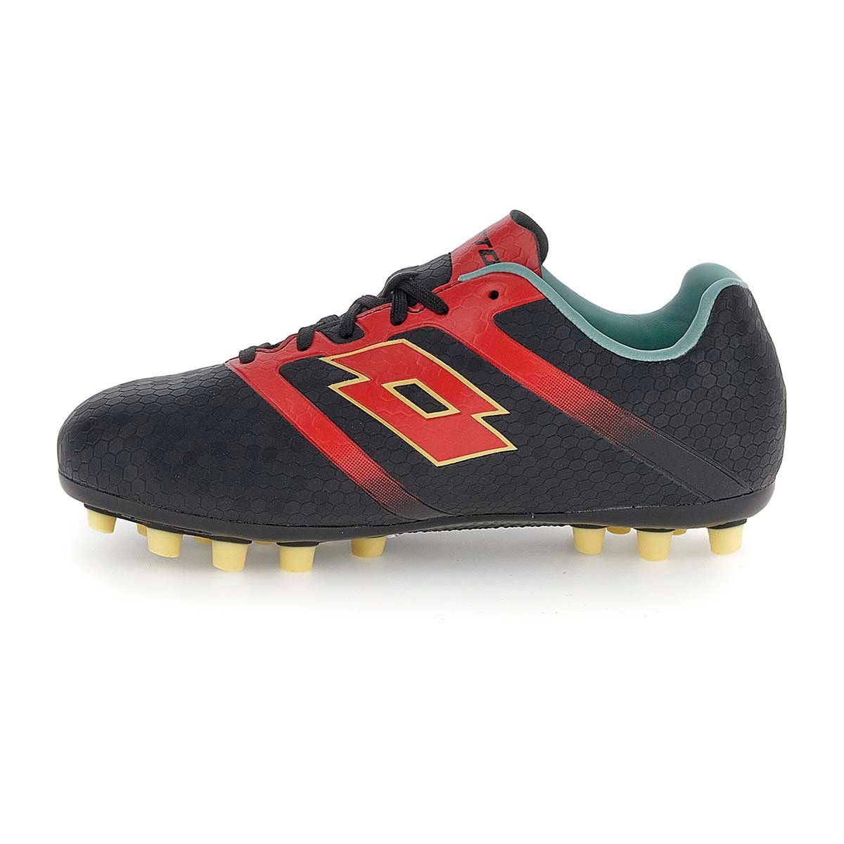 LOTTO - Zapato de Fútbol Juvenil Lotto - Maestro 700 AGM Negro Rojo