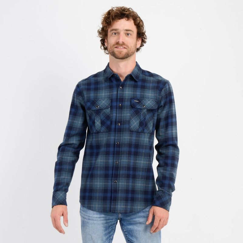 O'NEILL - CAMISA FRANELA PROSPECT AZUL
