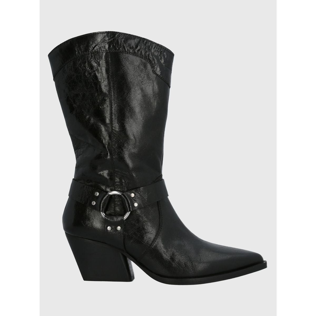 HUSH PUPPIES - Bota Cuero Mujer Tim Negro HUSH PUPPIES
