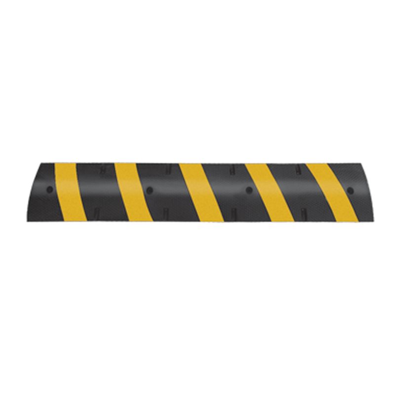 QRUBBER - Lomo de toro 180x30x5cm negro/amarillo QRubber