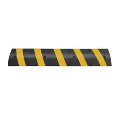 QRUBBER - Lomo de toro 180x30x5cm negro/amarillo