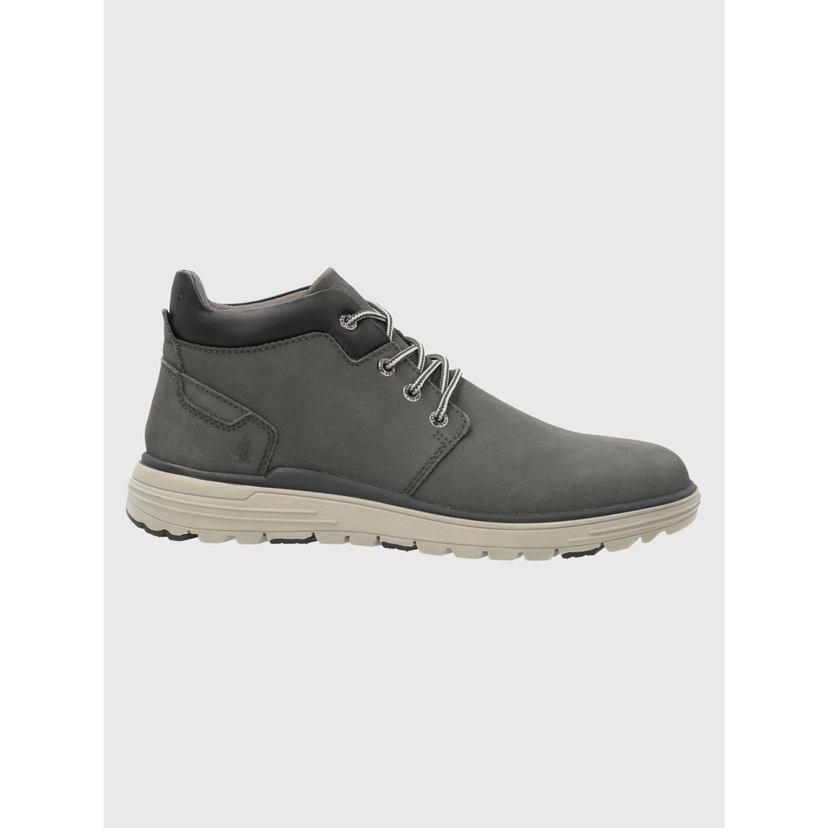 HUSH PUPPIES - Botín Cuero Hombre William Gris Oscuro HUSH PUPPIES