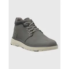 HUSH PUPPIES - Botín Cuero Hombre William Gris Oscuro