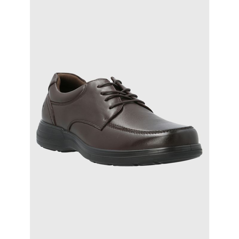 HUSH PUPPIES - Zapato Cuero Hombre Adrian Café HUSH PUPPIES